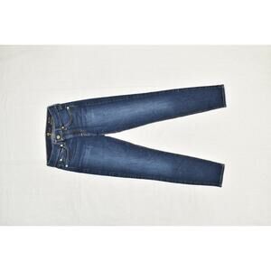 7 For All Mankind Jeans Womens 25 Ankle Skinny Stretch Denim Pants Dark Wash